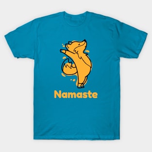 Fox Namaste Stretching Yoga T-Shirt